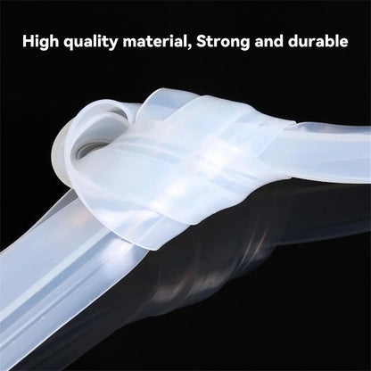 Silicone Sealing Strip Weatherproof Soundproof Door Window Seal for Home Office - 0.8 x 100CM
