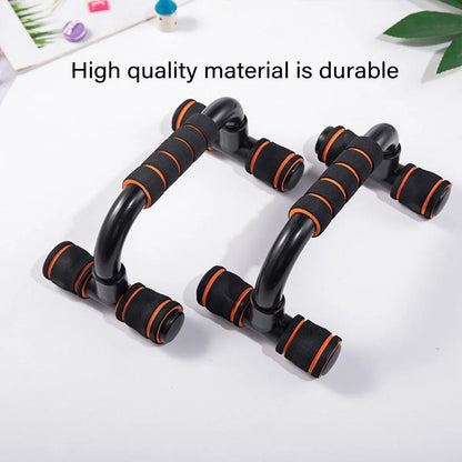 H Shaped Push Up Bars Home Fitness Equipment for Chest Arm Shoulder Training - Green
