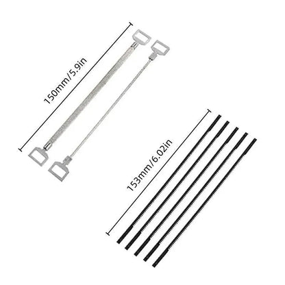 12PCS Mini Hand Saw Multifunction Tool Set for Wood Tile and Plastic Cutting