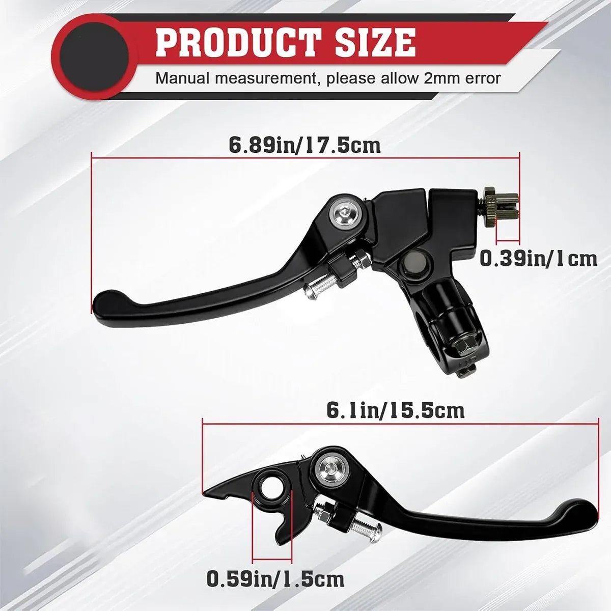 Folding Brake Clutch Lever Set Left Right Handle Off Road Motorcycle ATV Use