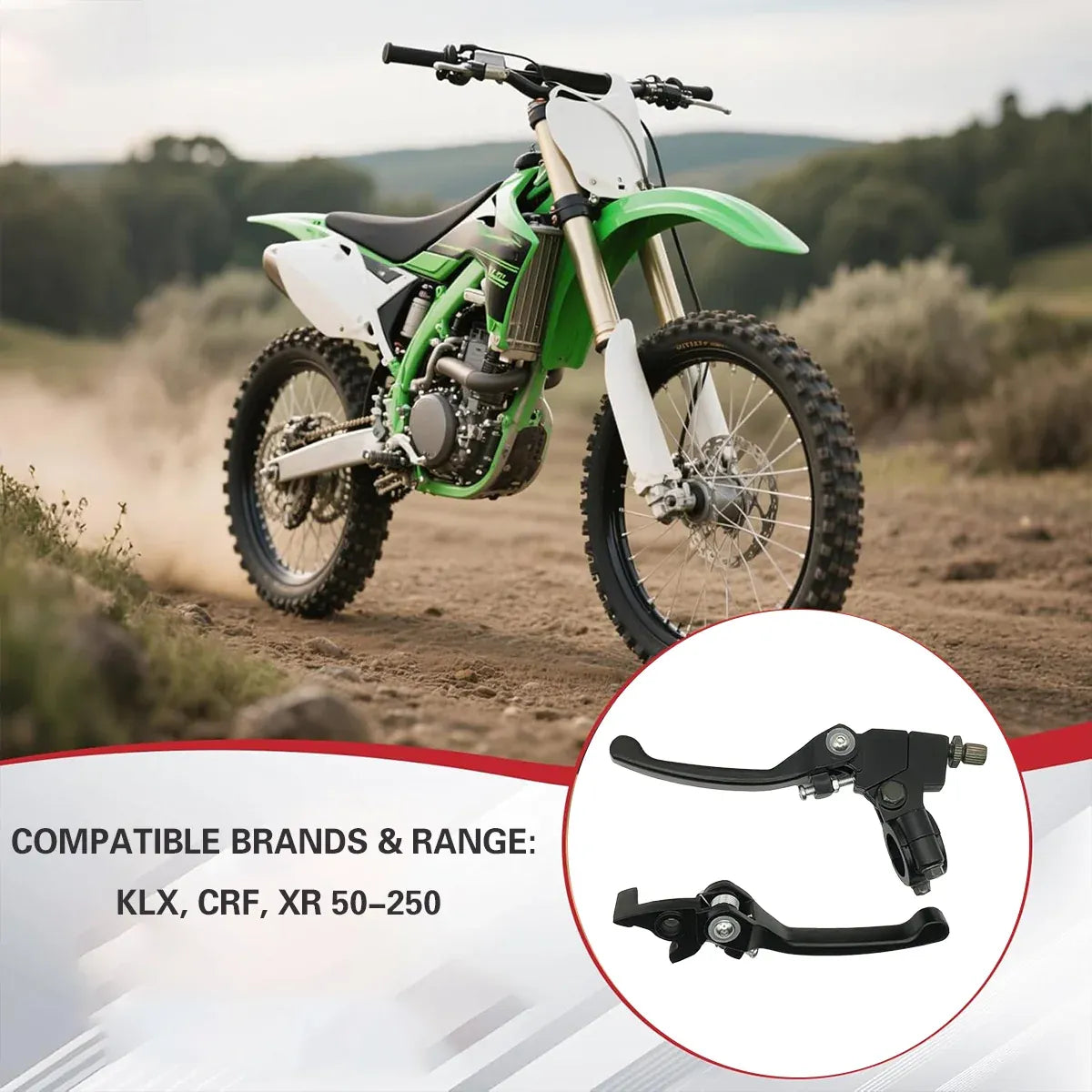 Folding Brake Clutch Lever Set Left Right Handle Off Road Motorcycle ATV Use