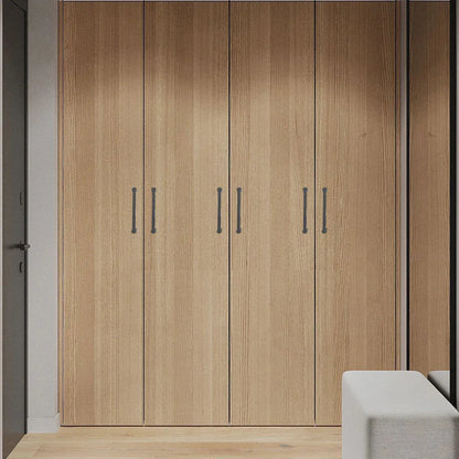 Modern Simple Cabinet Door Handle 96mm 128mm Long Pull for Kitchen Furniture - Black - 96mm