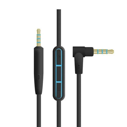 2.5mm to 3.5mm Audio Cable with Mic Volume Control for Bose QC25 QC35 Android