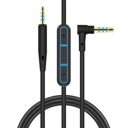 2.5mm to 3.5mm Audio Cable with Mic Volume Control for Bose QC25 QC35 Android