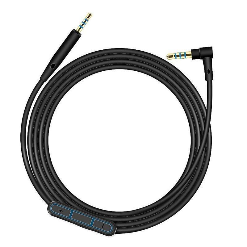 2.5mm to 3.5mm Audio Cable with Mic Volume Control for Bose QC25 QC35 Android