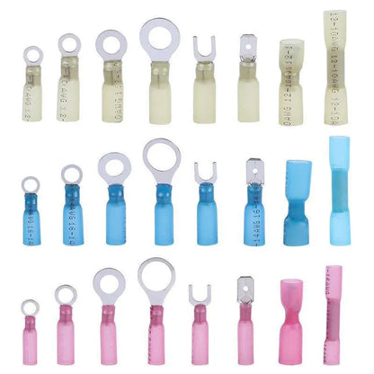 240PCS Heat Shrink Wire Connectors Electrical Crimp Marine Automotive Terminals