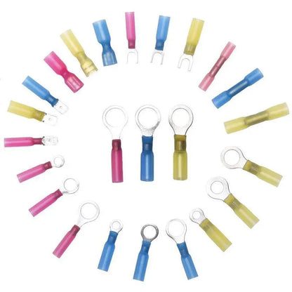 240PCS Heat Shrink Wire Connectors Electrical Crimp Marine Automotive Terminals