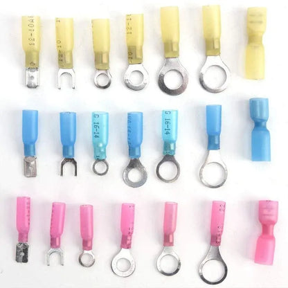 240PCS Heat Shrink Wire Connectors Electrical Crimp Marine Automotive Terminals