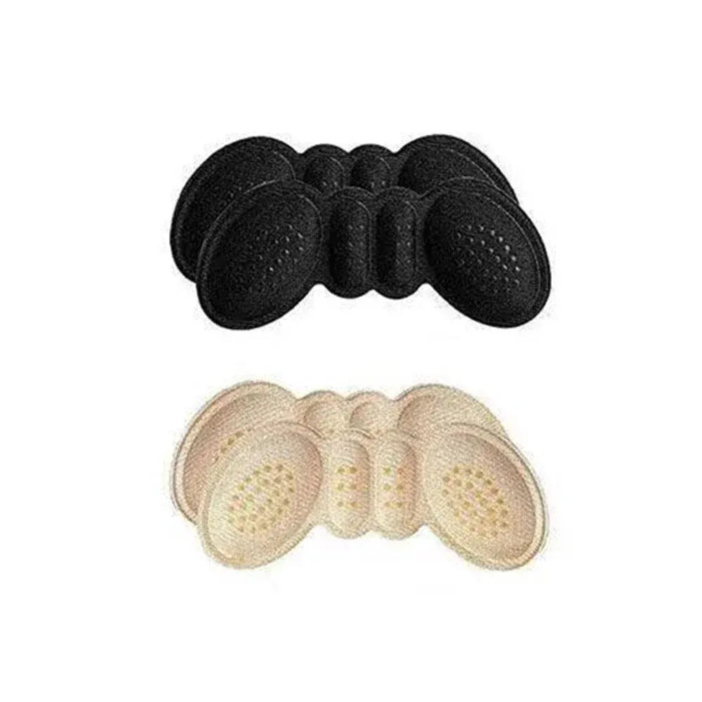 1Pair Thin Heel Insole Heel Protectors Heel Pads Shoe Liner Shoe Inserts Heel Grip - Apricot