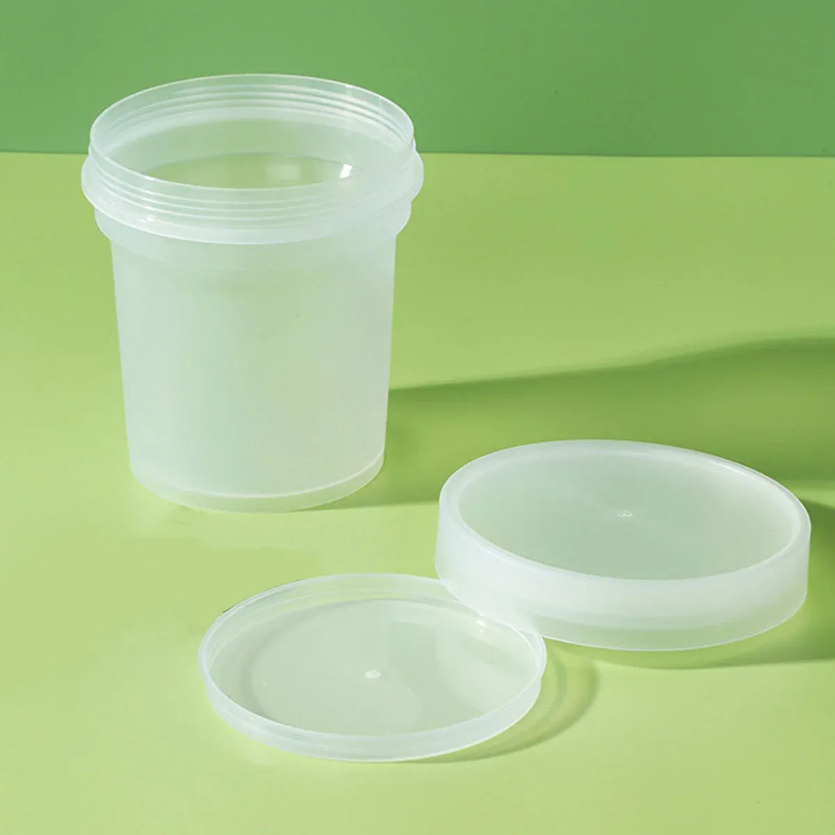 50pcs Dessert Packing Boxes 300ml 500ml Clear Takeout Cup Containers for Cake - 300ml