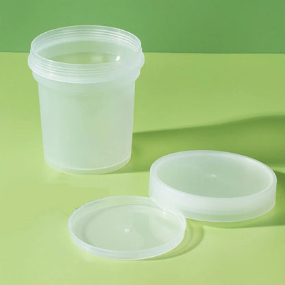 50pcs Dessert Packing Boxes 300ml 500ml Clear Takeout Cup Containers for Cake - 300ml