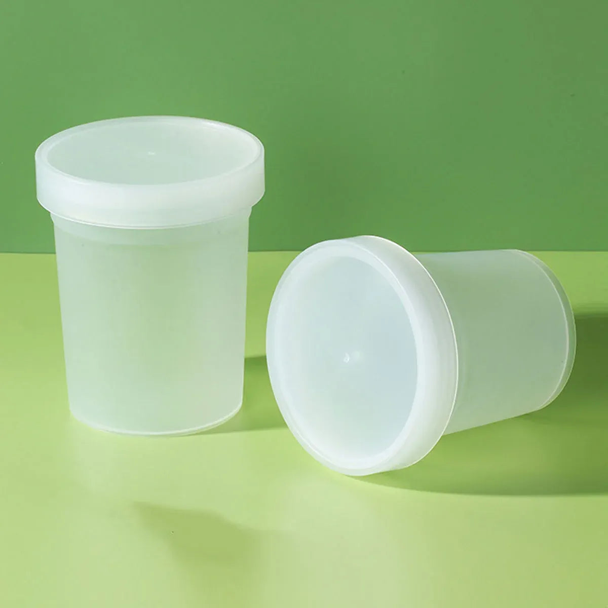 50pcs Dessert Packing Boxes 300ml 500ml Clear Takeout Cup Containers for Cake - 300ml