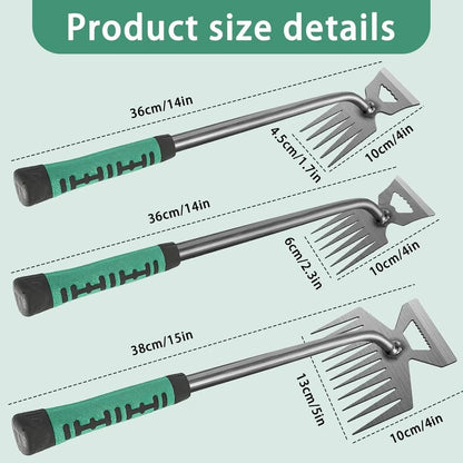 Garden Weeding Digging Tool Farm Household Hoe Durable Handheld Weeder Artifact - 11 teeth