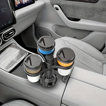 Car Multi Cup Holder Mug Holder Vehicle Drink Holder Organiser for Travel Use