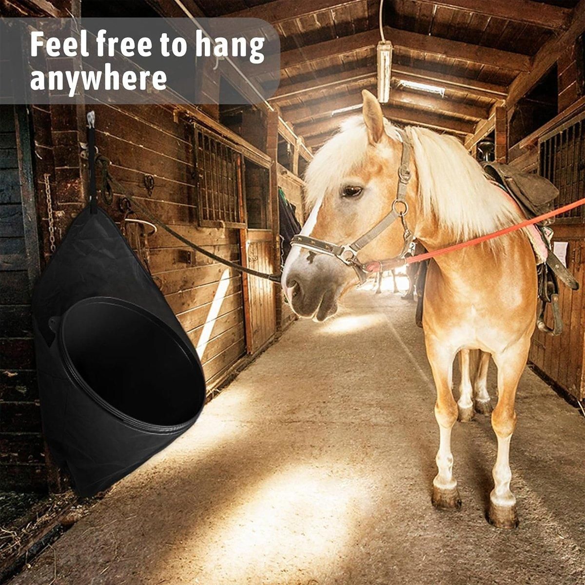 Equestrian Stable Bucket Bag Outdoor Horse Riding Bucket Bag for Horse Supplies