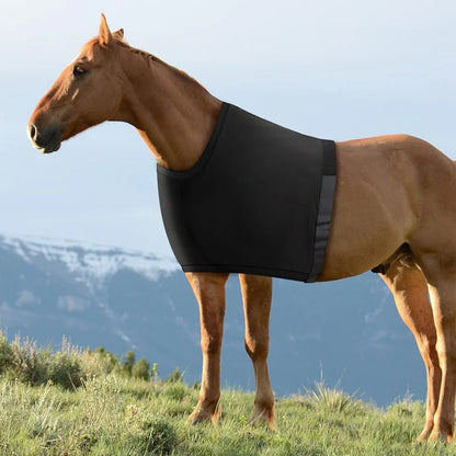 Horse Fly Repellent Vest Back Heart Shape Mesh Cover Breathable Anti Mosquito