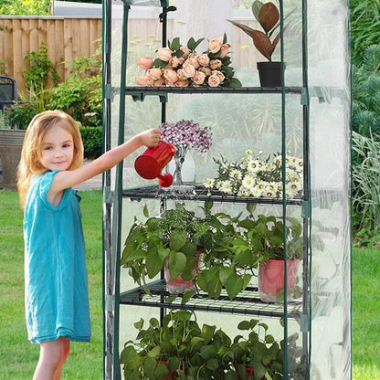 5 Tier Garden PVC Plant Insulation Warming Shed Conservatory Cover No Brackets