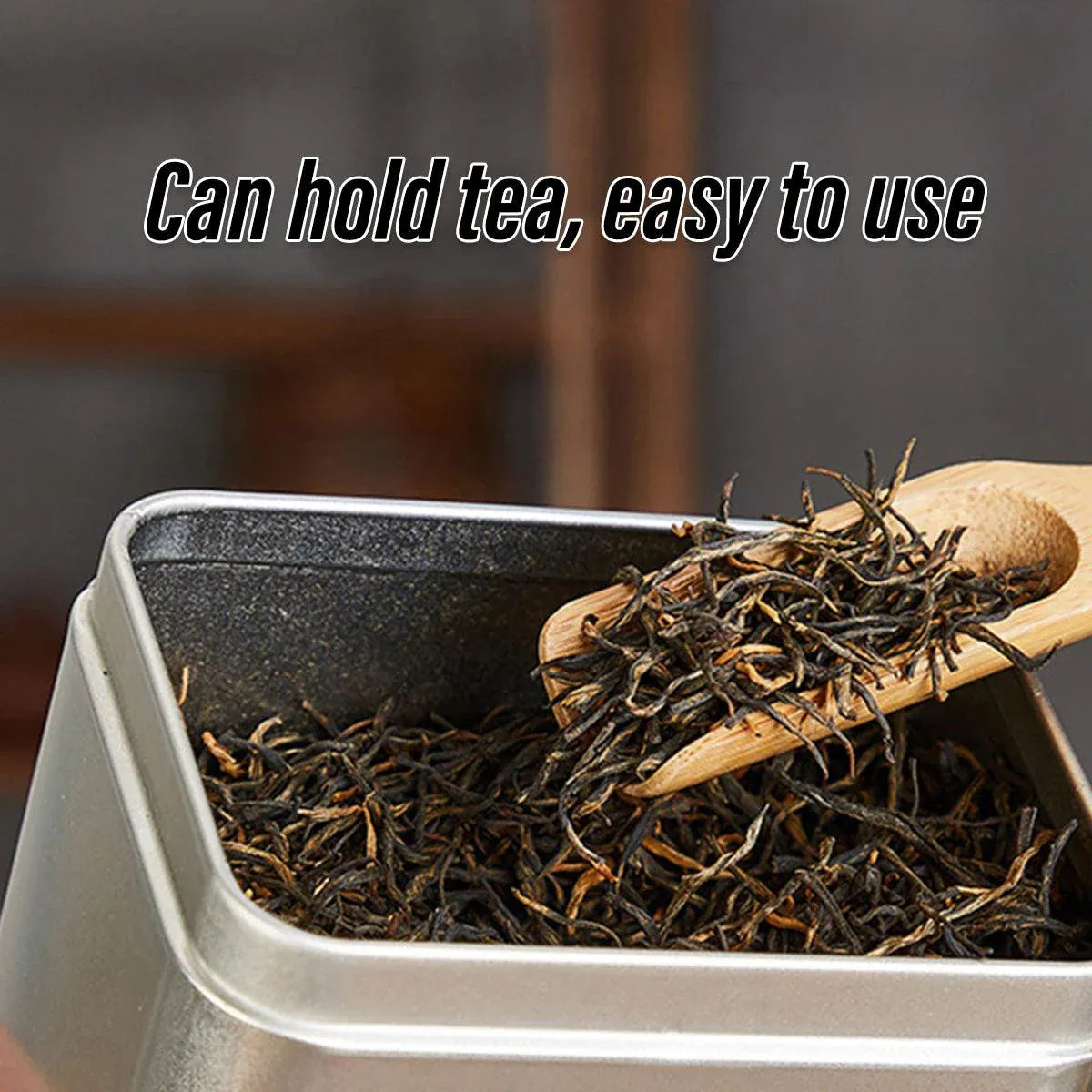 10PCS Tea Can Sealed Square Storage Box Solid Color Frosted Iron Container - Grey