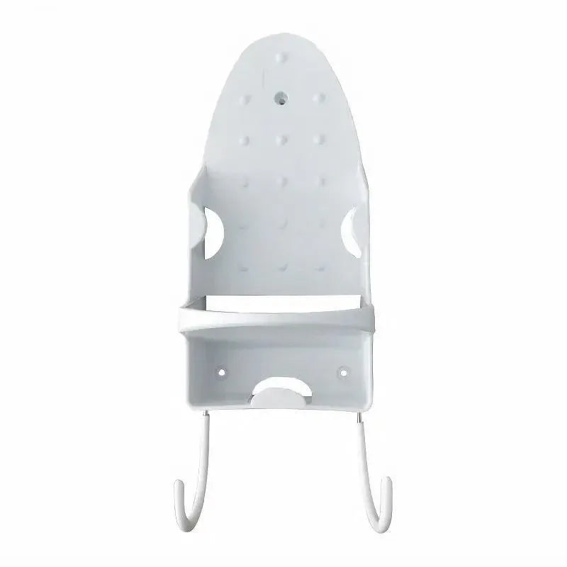 Iron Stand Double Hook Storage Rack Hanging Iron Holder for Home Organisation - White