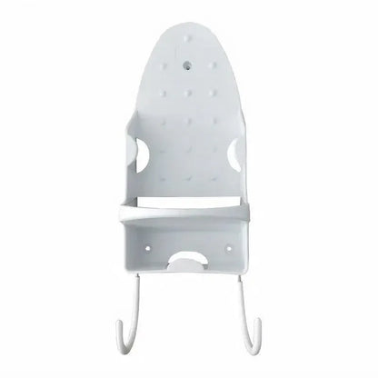 Iron Stand Double Hook Storage Rack Hanging Iron Holder for Home Organisation - White