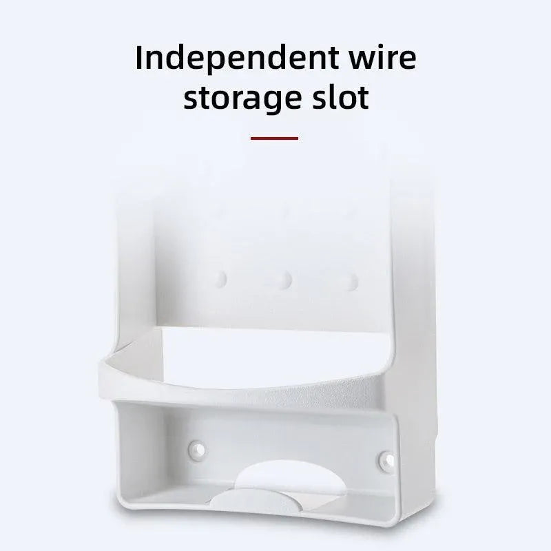 Iron Stand Double Hook Storage Rack Hanging Iron Holder for Home Organisation - White