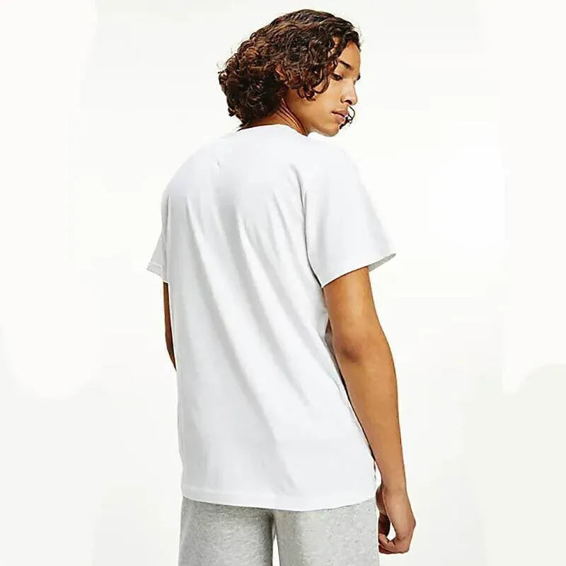 L Size Gildan Men T-shirt Plain Blank 100% premium Cotton Basic Tee Short Sleeve 76000 - White