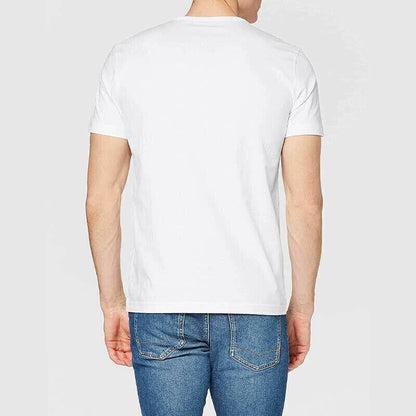 L Size Gildan Men T-shirt Plain Blank 100% premium Cotton Basic Tee Short Sleeve 76000 - White