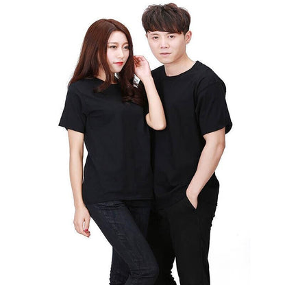 L Size Gildan Men T-shirt Plain Blank 100% premium Cotton Basic Tee Short Sleeve 76000 - White