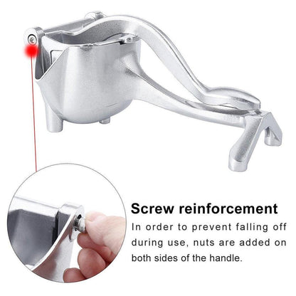 Aluminium Alloy Manual Juicer Fruit Squeezer for Lemon Orange Household Use