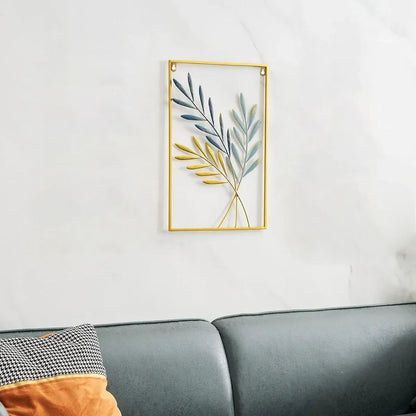 Modern Light Luxury Metal Wall Hanging Dining Living Room Bedroom Porch Decor