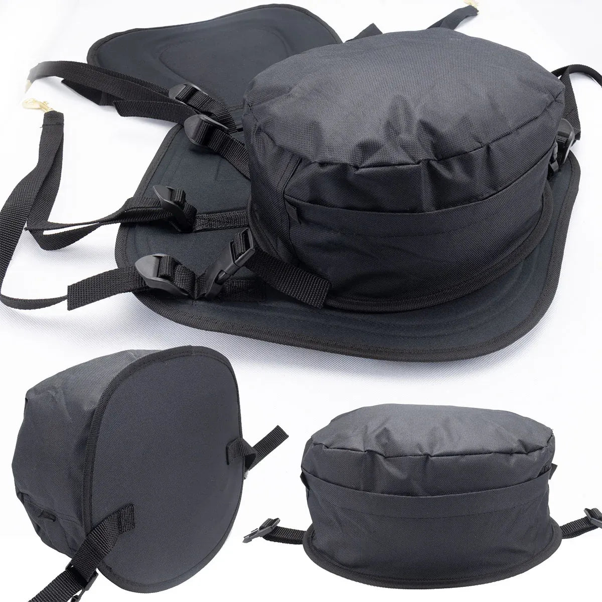 Kayak Seat Cushion Pad Detachable Backrest Paddleboard Surfboard Boat Accessory