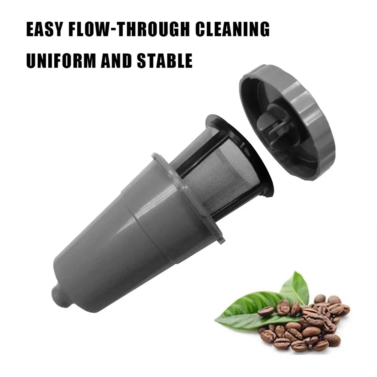 3 Piece of Set K-Cup Coffee Filter Reusable Replacement Refillable Holder
