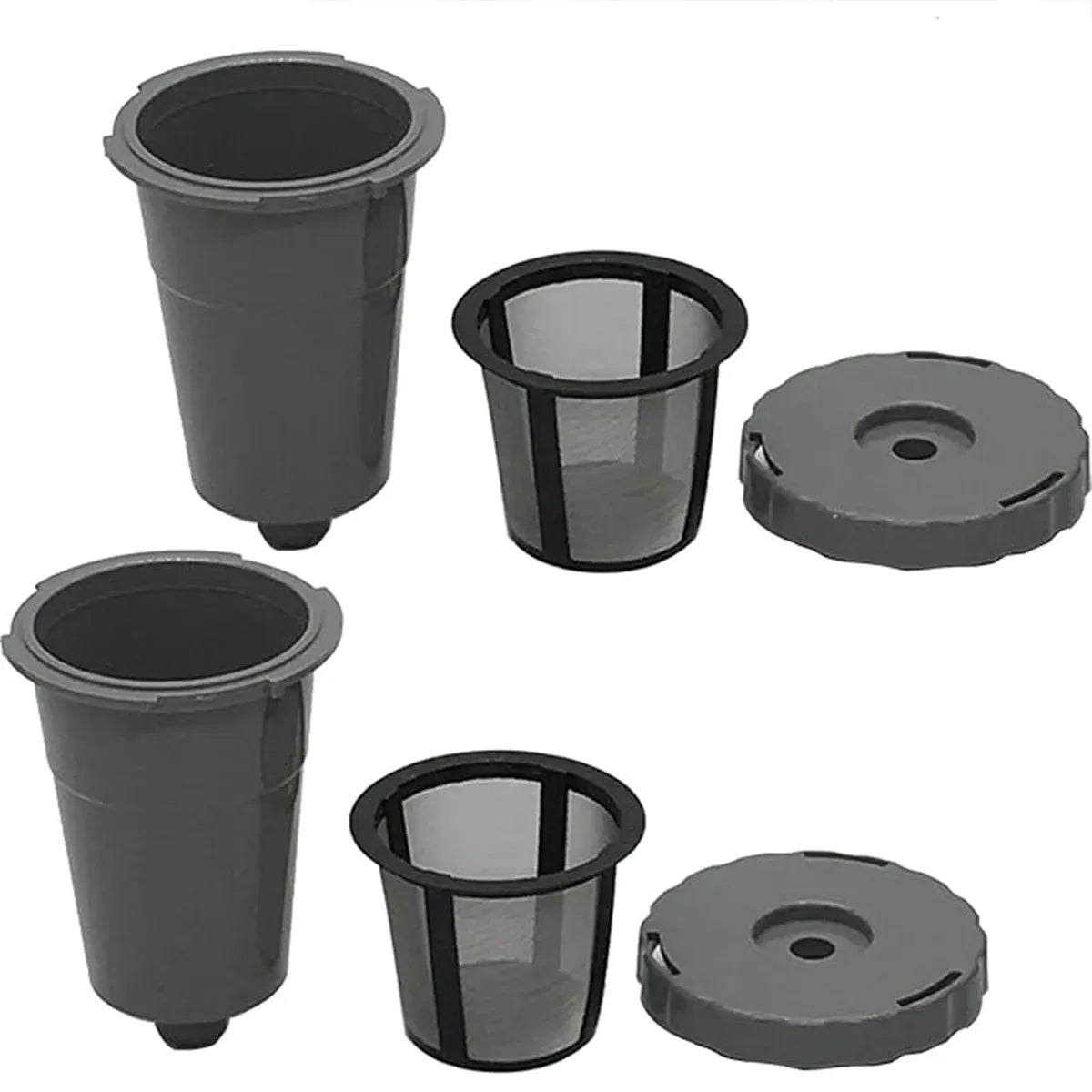 3 Piece of Set K-Cup Coffee Filter Reusable Replacement Refillable Holder