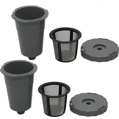3 Piece of Set K-Cup Coffee Filter Reusable Replacement Refillable Holder