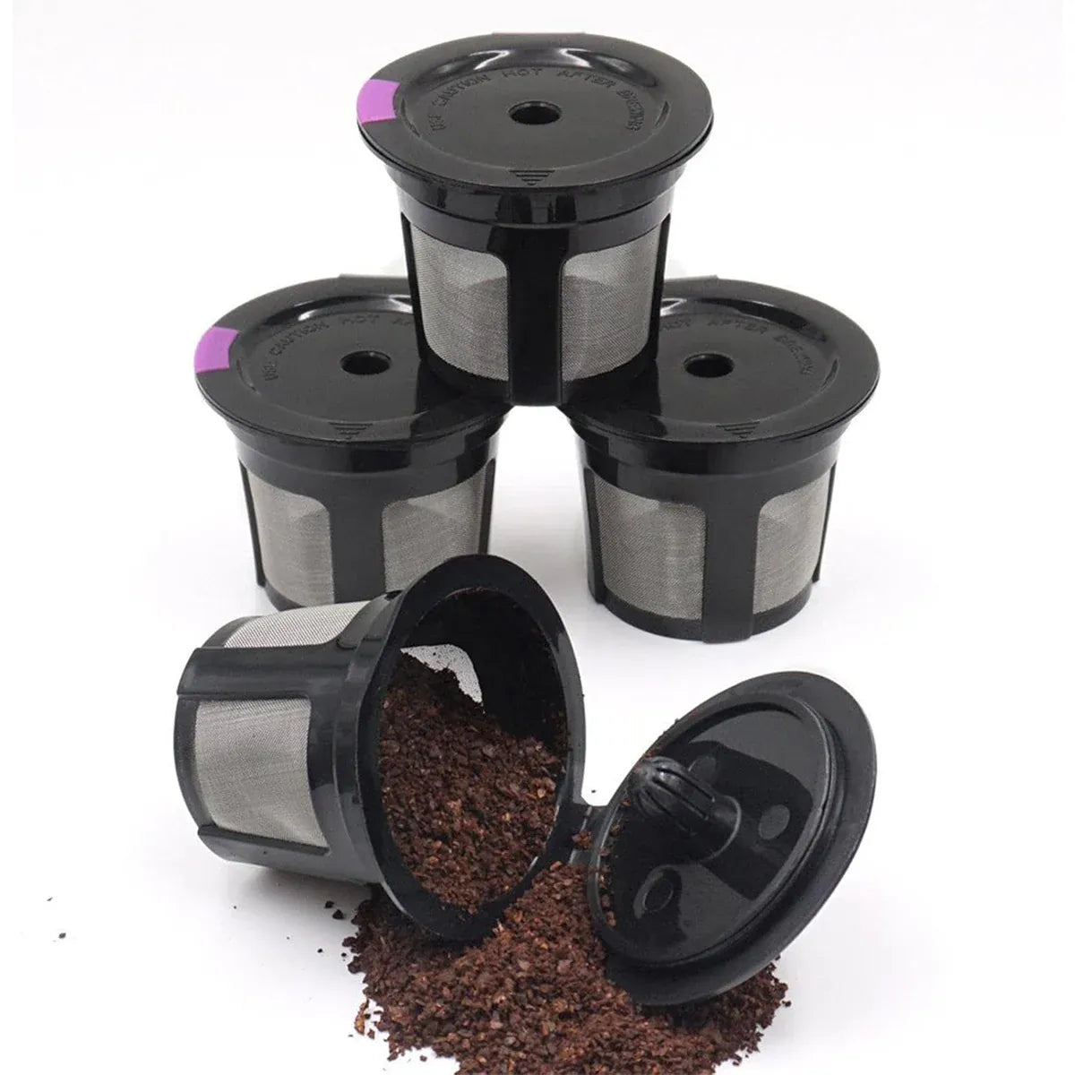 Kcup Coffee Capsule Filter Basic Model Reusable Keurig Coffee Shell For Makers - Black