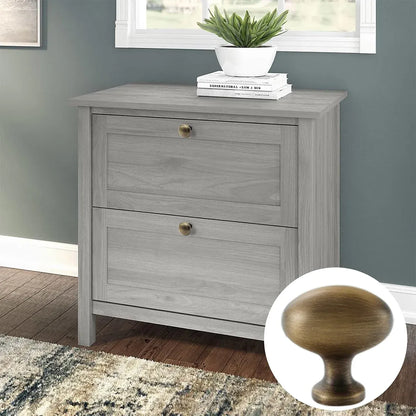 Pigeon Egg Cabinet Handle Single Hole French Style Drawer Pull for Door Closet - Silver