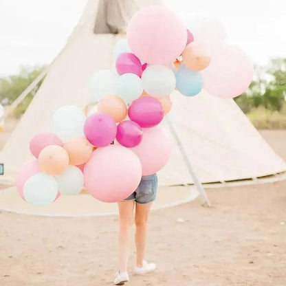 Latex Balloons 10 Inch for Birthday Party Wedding Event Decoration 10PCS Set - Purple