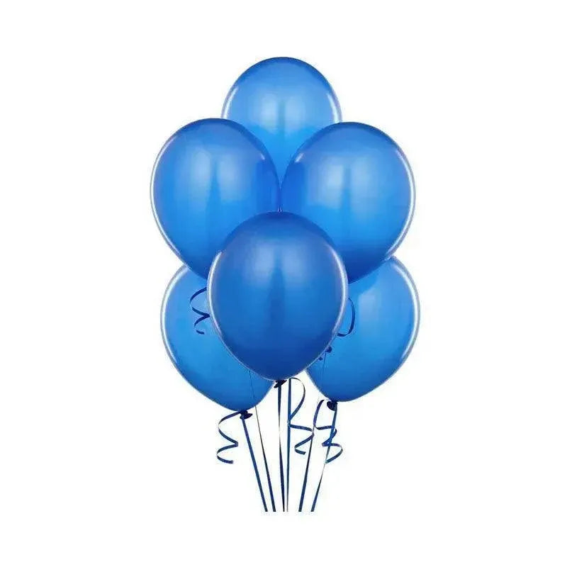 Latex Balloons 10 Inch for Birthday Party Wedding Event Decoration 10PCS Set - Blue
