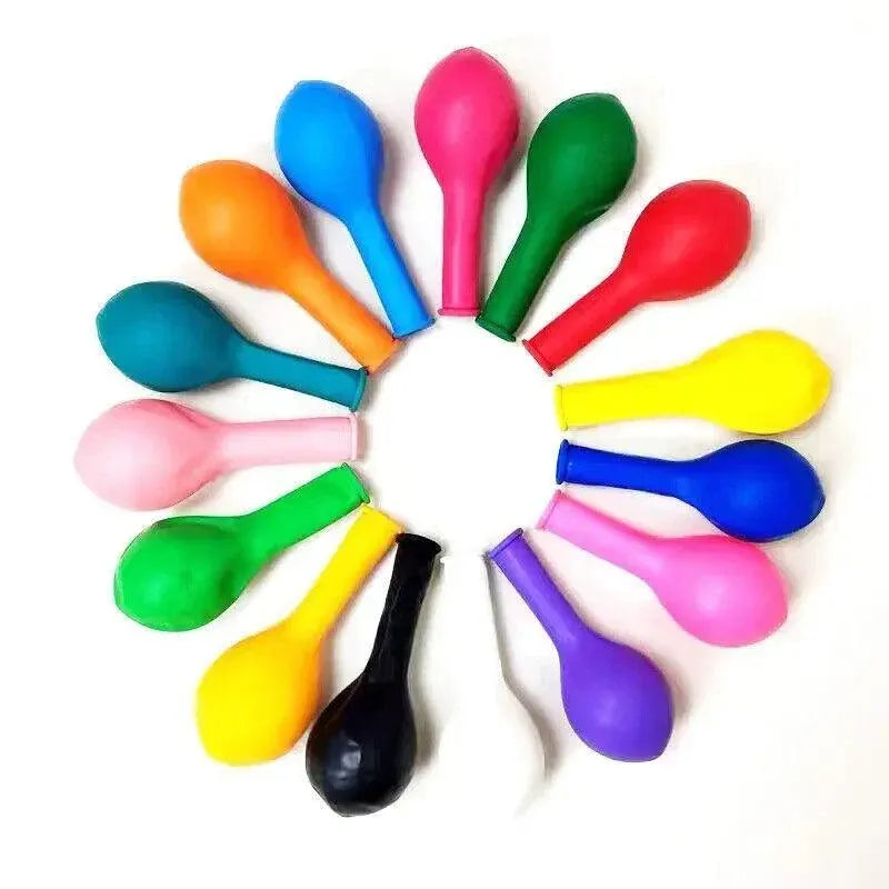 Latex Balloons 10 Inch for Birthday Party Wedding Event Decoration 10PCS Set - Rose Red