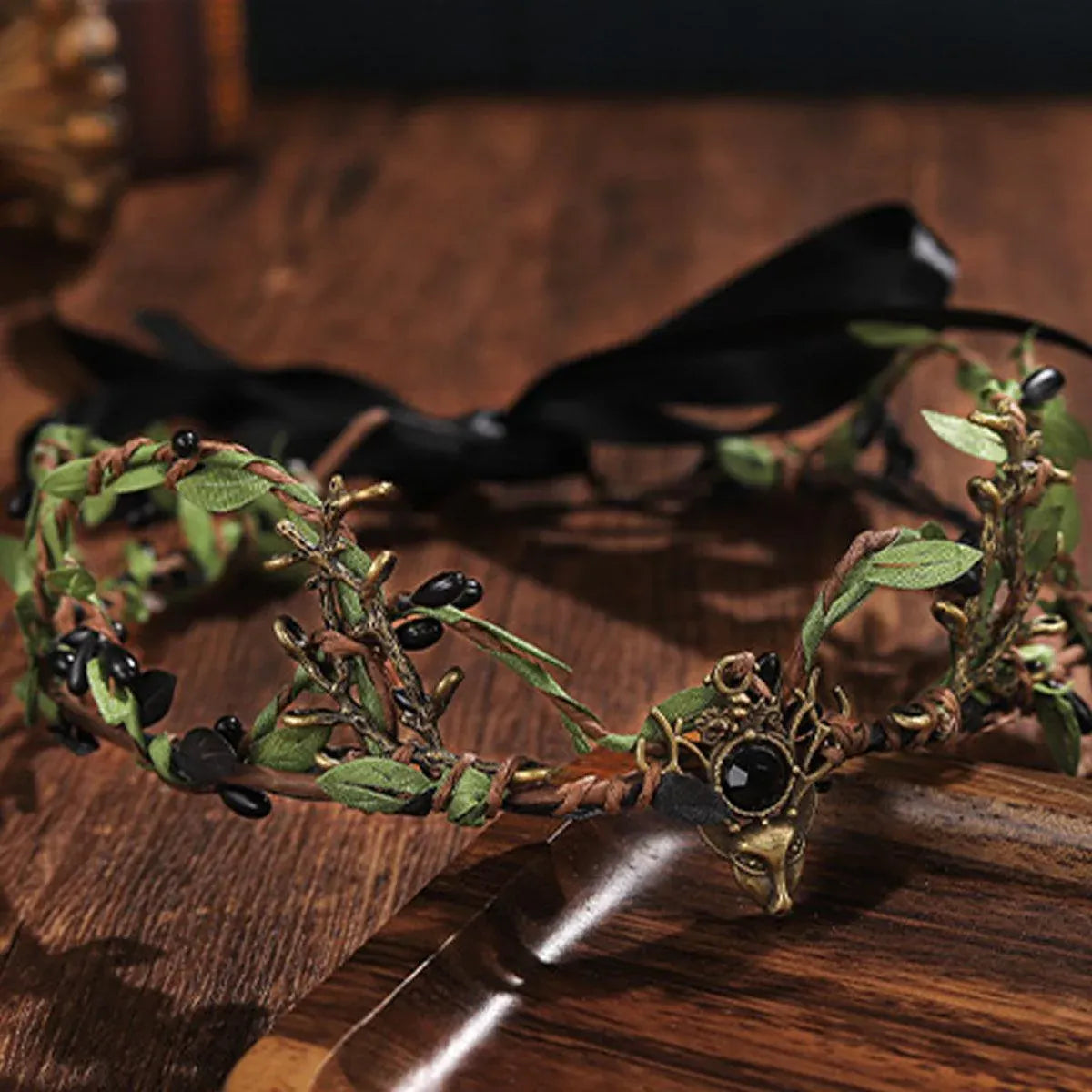 Crown Mori Leaf Hair Bands Floral Wreath Headdresses Wedding Party Accessories