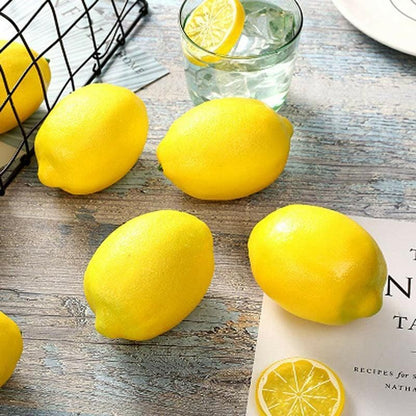 10PCS Lifelike Artificial Lemons for Home and Party Decor