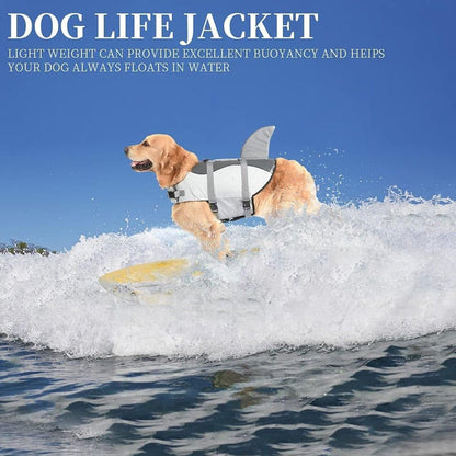 Pet Life Jacket Dog Swim Vest Outdoor Water Gear for Summer Swimming Activities - Pink L