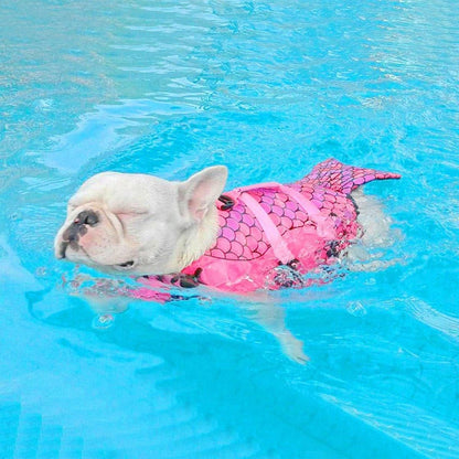 Pet Life Jacket Dog Swim Vest Outdoor Water Gear for Summer Swimming Activities - Pink M
