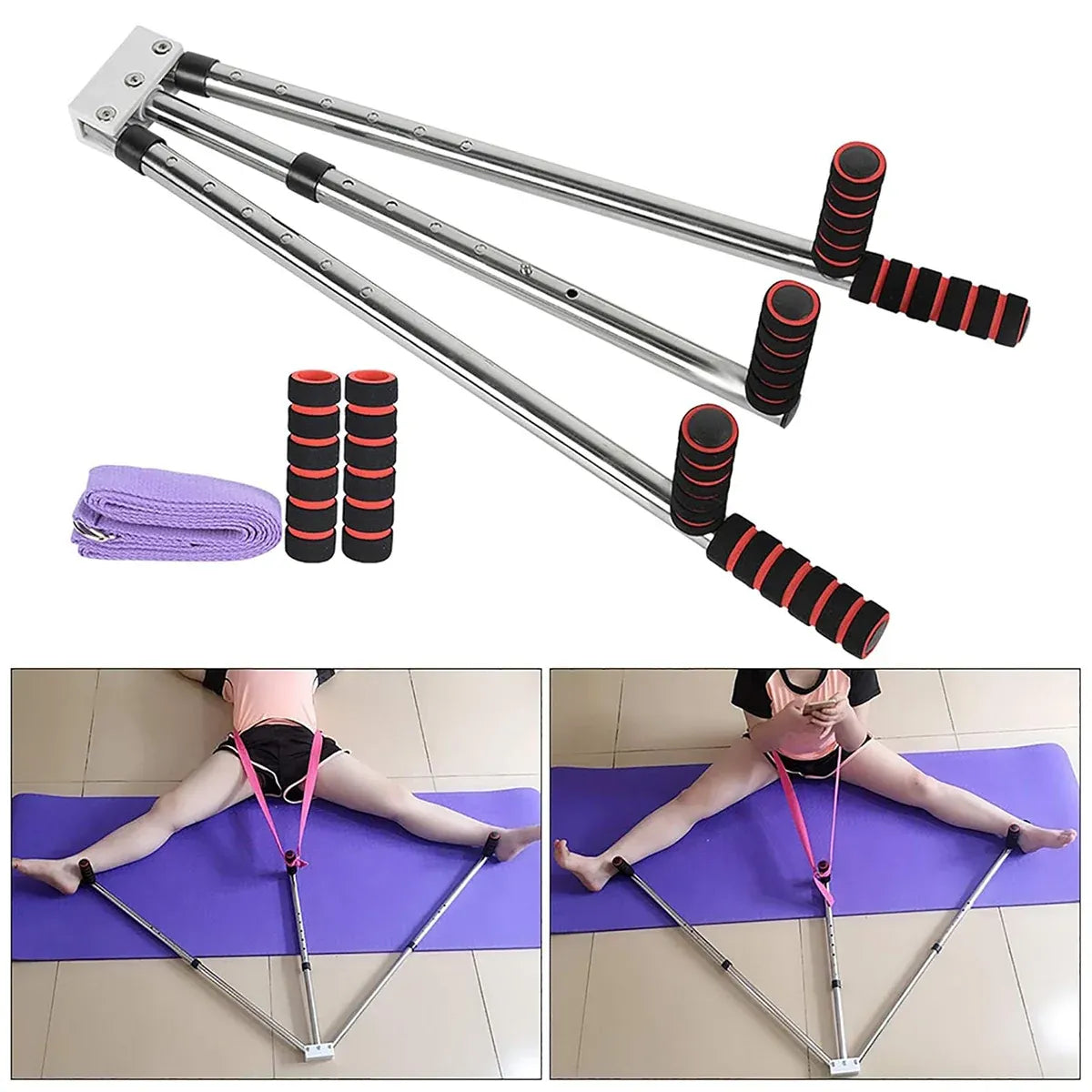 Leg Stretching Machine Flexibility Trainer Split Training Equipment Yoga Tool - 9 Holes