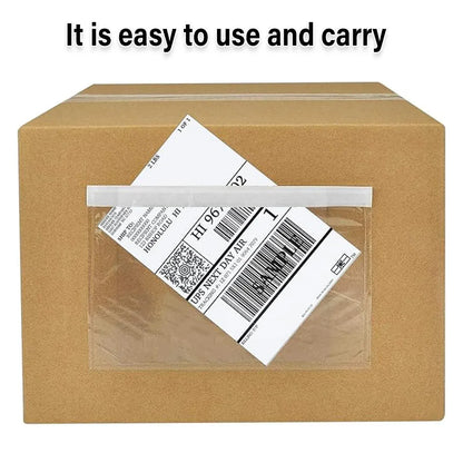 Plastic Bags 100PCS Transparent Zip Lock Clear Resealable Storage Packaging - 15x22cm