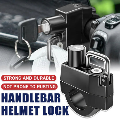 Multifunctional Motorcycle Helmet Lock Hook Key Lock Anti-Theft Durable Sturdy