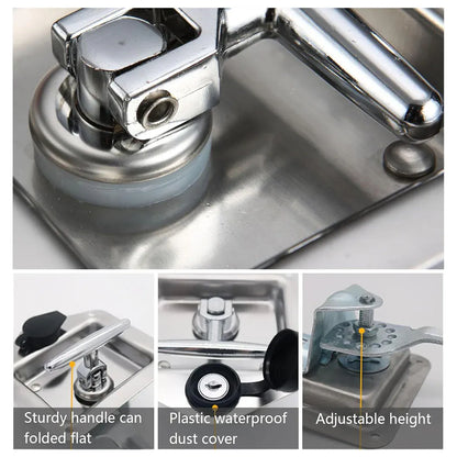 Car Trailer Stainless Steel Toolbox Lock Anti Rust Secure For Truck Van Storage
