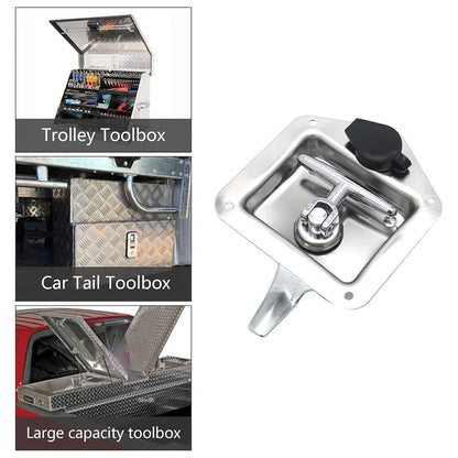 Car Trailer Stainless Steel Toolbox Lock Anti Rust Secure For Truck Van Storage