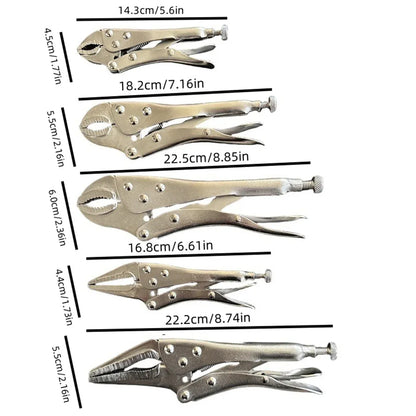 5IN1 Heavy Duty Welding Clamp Pliers Set For Large Caliber Metal Fixing Tools