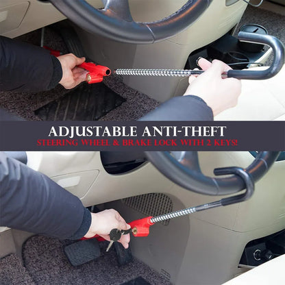 Multifunctional Car Steering Wheel Lock Anti-Theft Vehicle Security